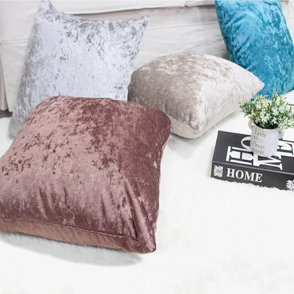 Custom 30*45 35*50 40*60cm Polyester Ice Velvet Cushion Covers HT-PIVBC-A