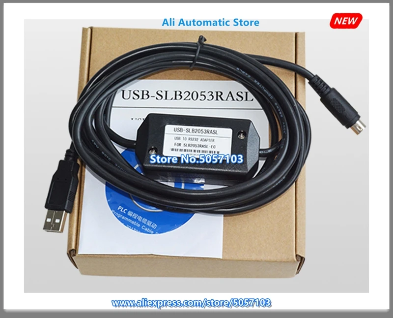 

USB-SLB2053RASL USB Interface Emmer EC Series PLC Programming Cable