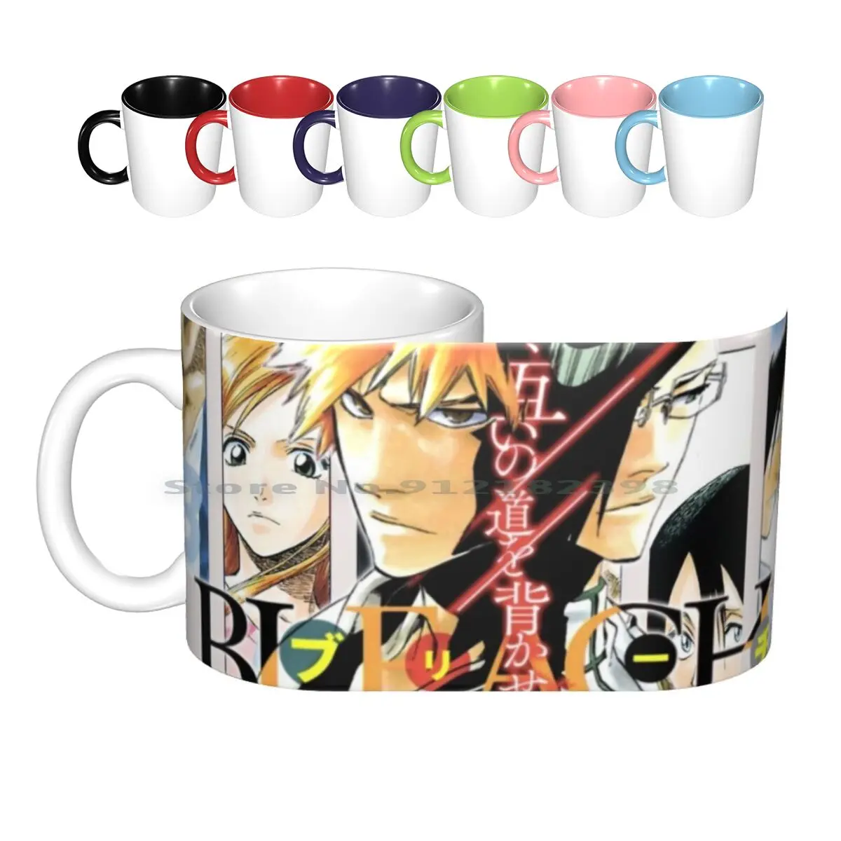 Bleach Japan Manga Anime Ceramic Mugs Coffee Cups Milk Tea Mug Bleach Bleach Logo Bleach Manga Bleach Manga Logo Bleach Manga