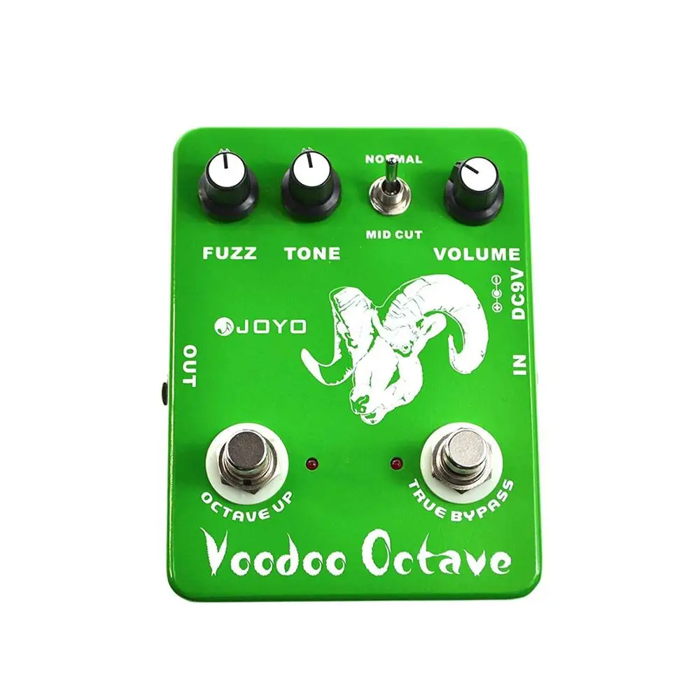 JOYO JF-12 Voodoo Octave Fuzz Effect Guitar Pedal Electric Bass Dynamic Compression Effects True Bypass Guitar Accessory