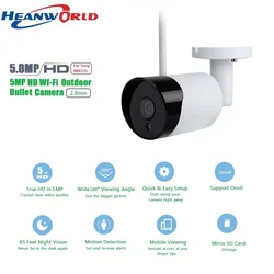 WiFi Security Camera Outdoor 5MP Wireless Surveillance Camera Audio IR Night Vision Motion Detection  IP66 Waterproof IP Camera