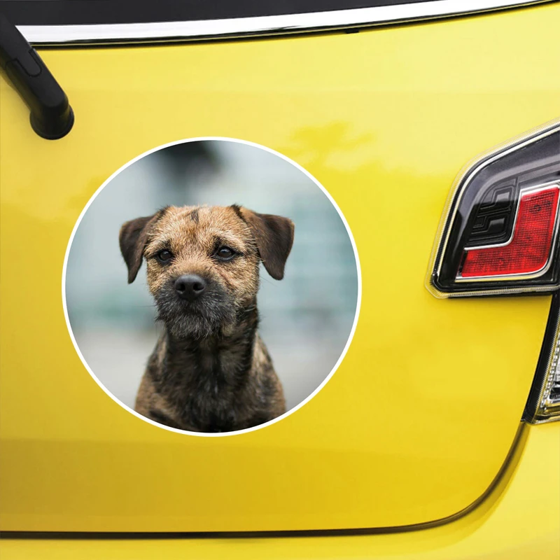 S61756 # Border Terrier Dog Puppy Pet Self-adhesive Decal Car Sticker Waterproof Auto Decors on Bumper Rear Window Laptop