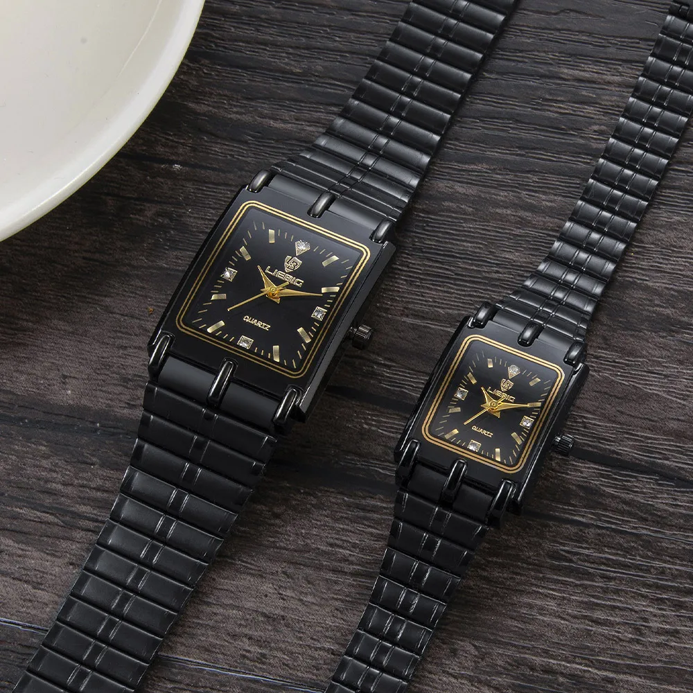 2022 Luxury Gold Steel Bracelet Wristwatches Female Male Clock Golden Quartz Watch For Men Women Watches relogio masculino L1018