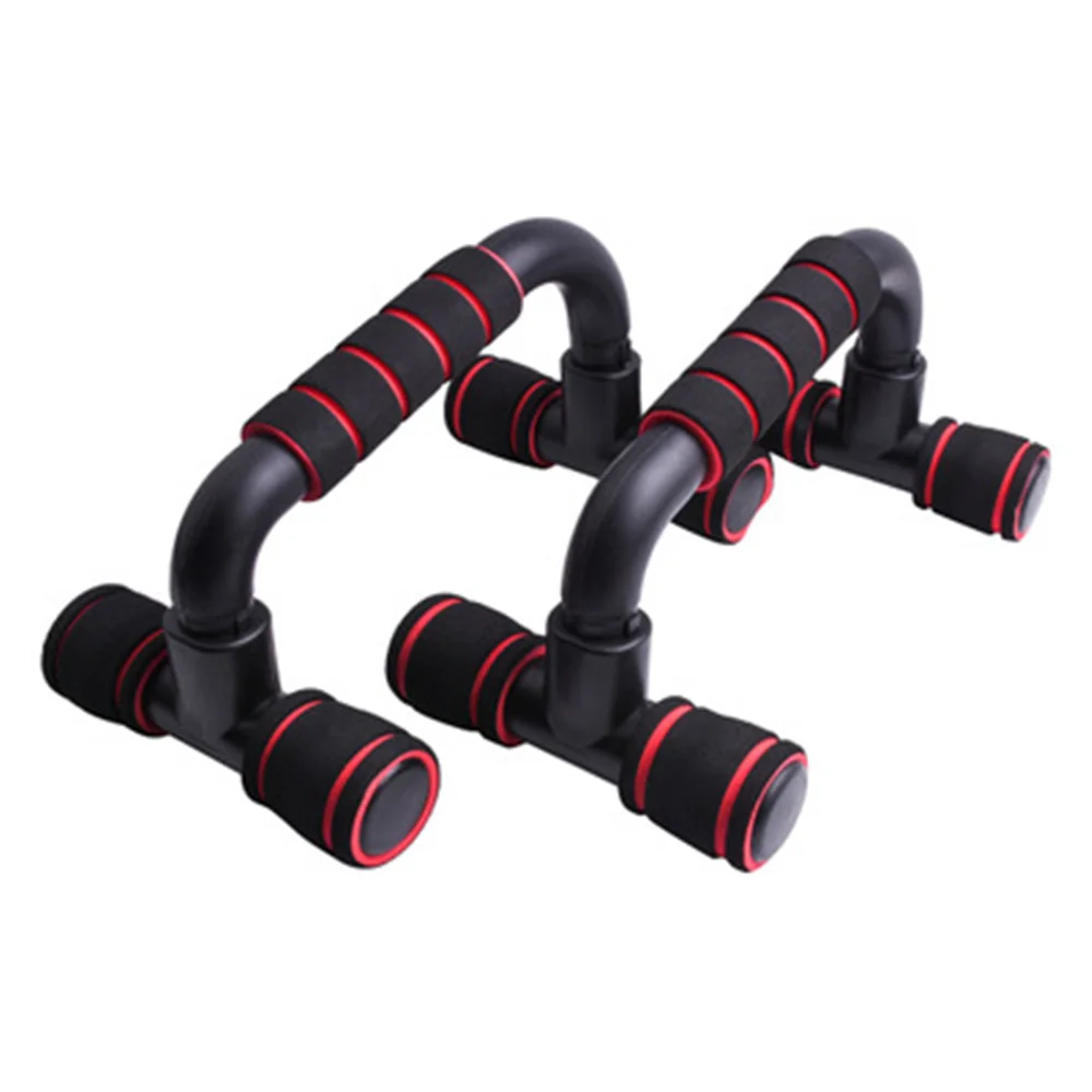 1pair I-shaped Push-up Rack Fitness Equipment Hand Sponge Grip Bars Muscle Training Push Up Bar Chest Home Gym Body Building