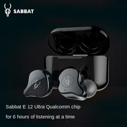 Sabbat  E12 Elite APTX  Bluetooth 5.2 Earphone True Wireless Earbuds TWS Stereo Sport Headset Waterproof Hifi Noise Reduction