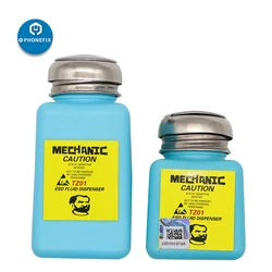 Mechanic 180ML Plastic Liquid Alcohol Bottle Nail Art UV Gel Cleaner Bottle Tool Press Pumping Dispenser Pump Cleaner Tackle