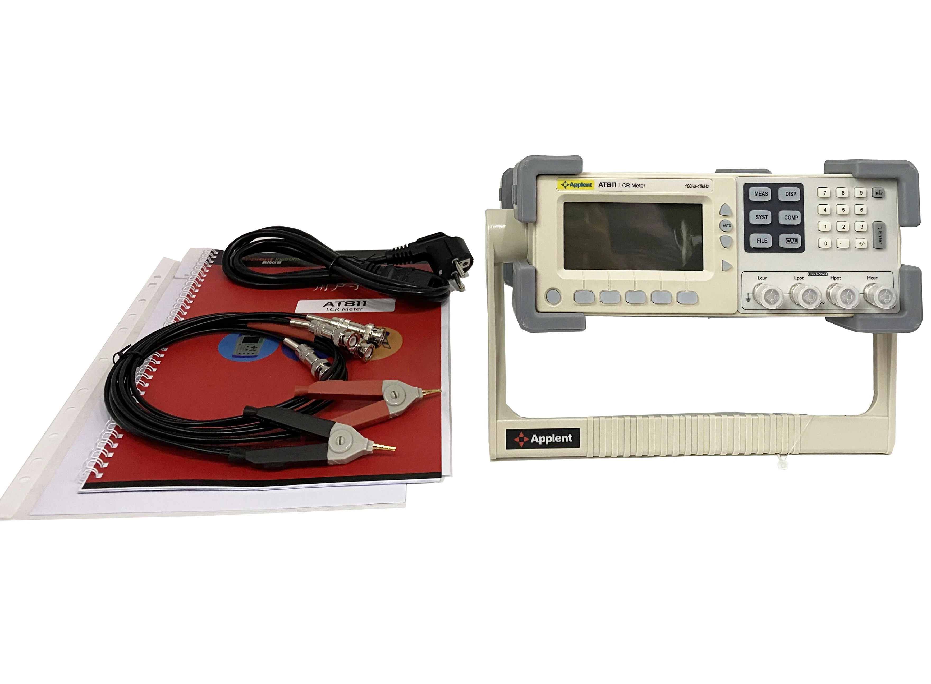 AT811 Precision LCR Meter Digital Bridge Meter Tester With Accuracy 0.2% 100Hz 120Hz 1kHz 10kHz LCR Meter Tester