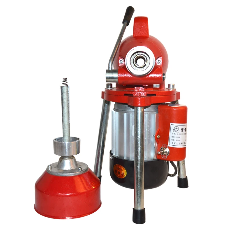 Automatic Dredge Machine GQ-80 Home Electric Pipe Dredging Sewer Tools Professional Clear Toilet Blockage Drain Cleaning Machine