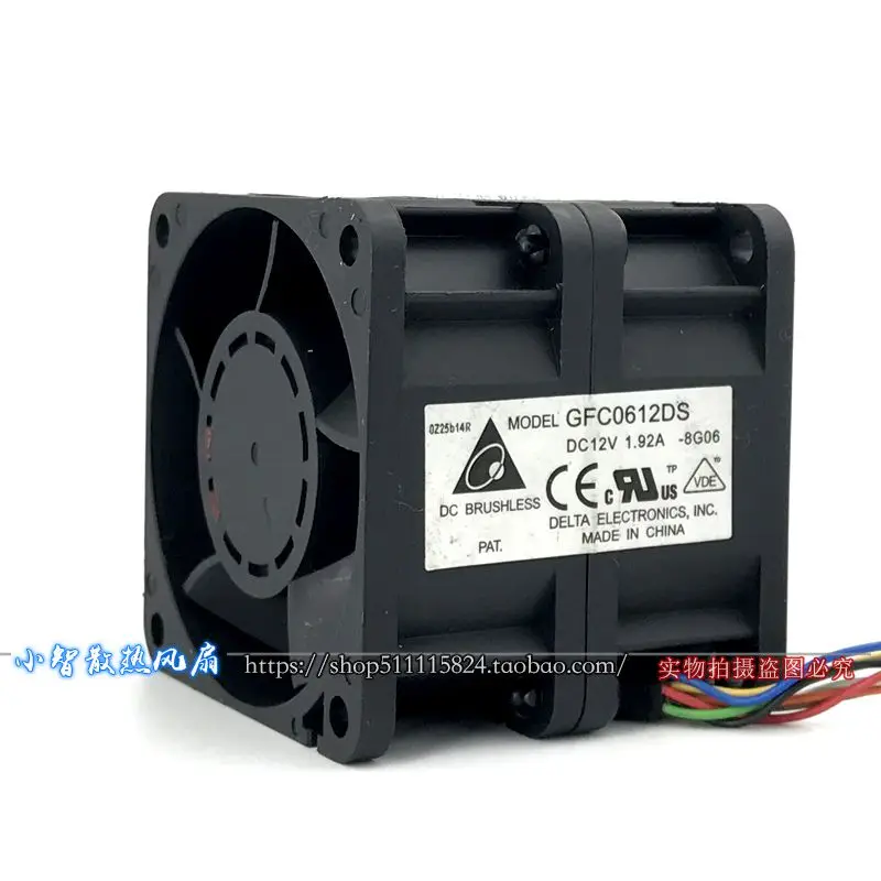 Original 12V 1.92A 6cm 6056 GFC0612DS dual-motor turbocharged high-speed ultra-violent retrofit fan