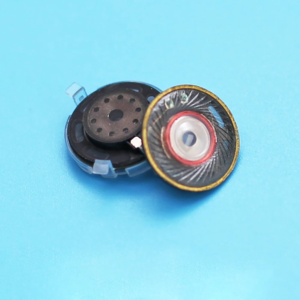 

32Ohm 14.2MM Headphone Speaker Unit DIY For Tesla Drivers Earphone HIFI Flat Headset Speaker Replace Parts 2PCS