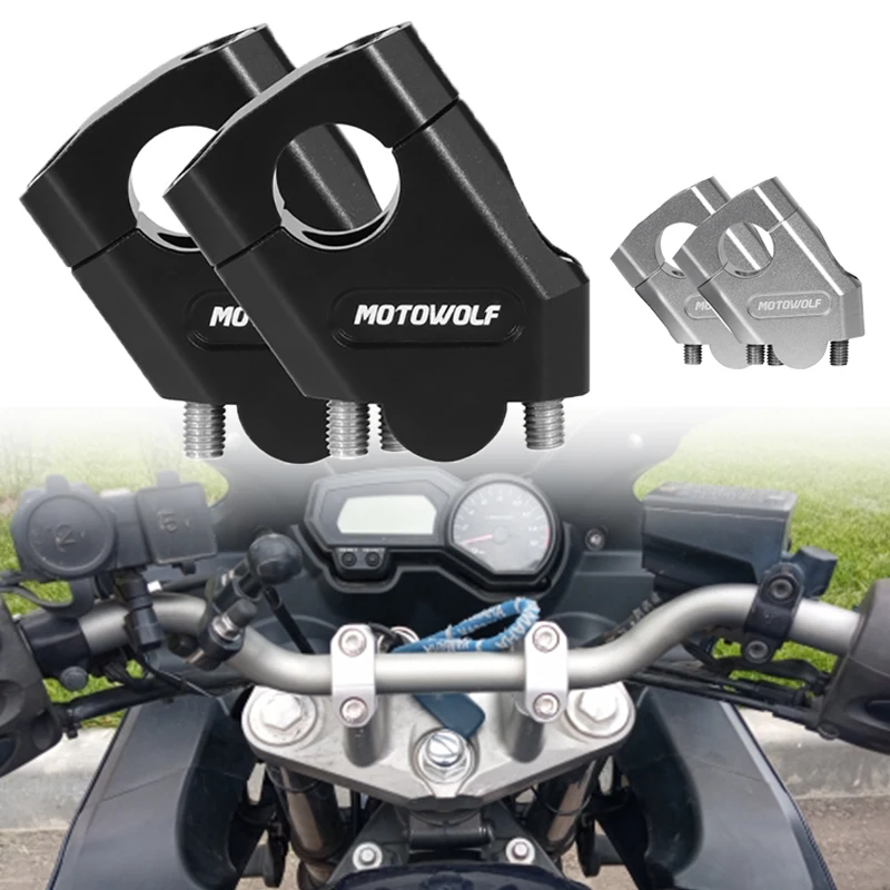 Motorcycle Handlebar Riser Bar Mount Handle Clamp 3 Colors Fits For HONDA CBF500 CBF600 CBF1000 CBF 500 CBF 600 CBF 1000