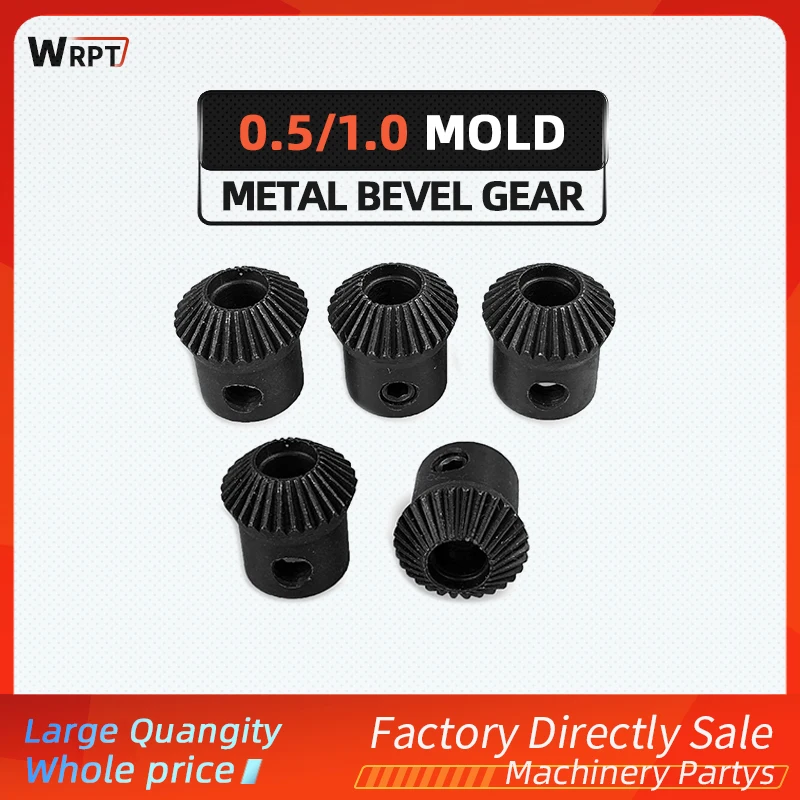 Metal Bevel Gear No. 45 Steel Quenched 90 Degree Transmission 0.5 Mode/1 Mode Bevel Gear Straight Bevel Gear 1:1