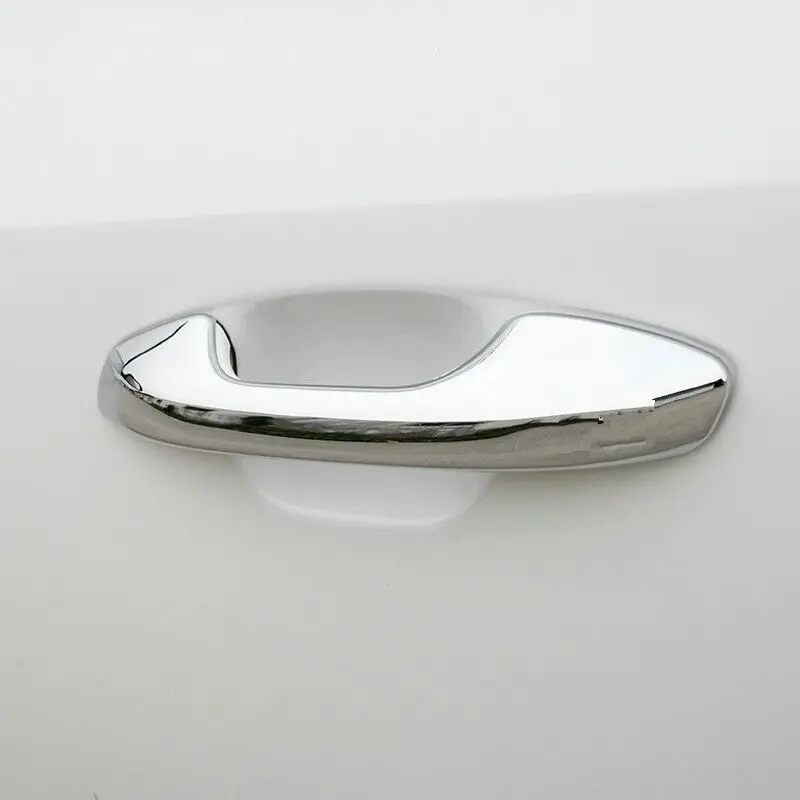 For Hyundai Santa fe Santafe 2019 2020 2021 2022 Chrome Car Door Handle Bowl Cover Decor Trim Sticker Styling Accessories