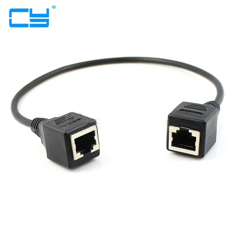 

1FT RJ45 8P8C FTP STP UTP Cat 5e Woman for Woman Ethernet Lan Patch Cord 30cm