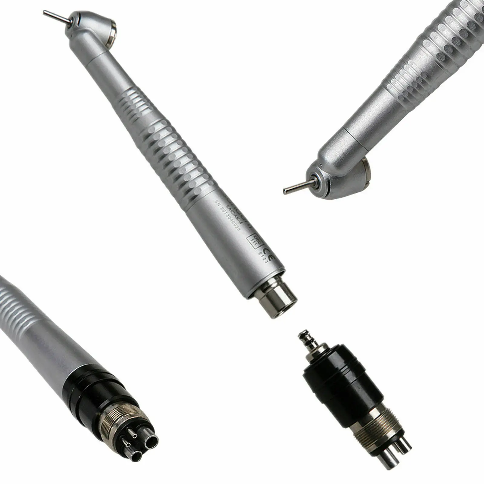 Kavo 45องศาทันตกรรมความเร็วสูง (LED) handpiece Push Turbine Fit NSK 4รู Quick Coupler วัสดุทันตกรรมเครื่องมือ