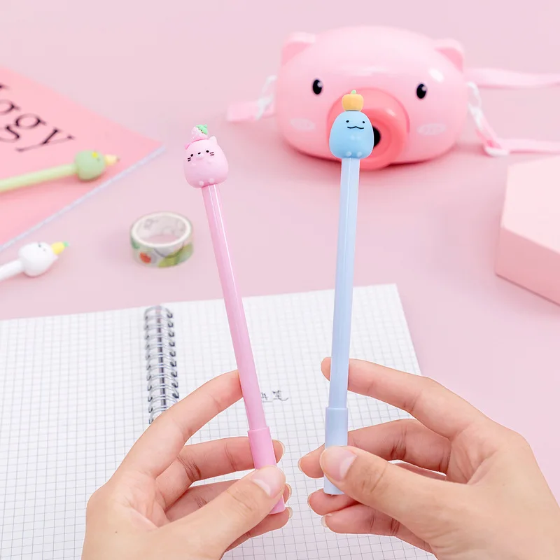 Mohamm 1Pc 0.5mm Lovely Cartoon Gel Pen Student Signature Creative Stationery School Supplies image 3