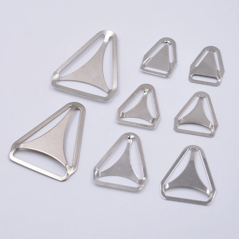 10pcs  DIY Suspender Clip Triangle Hardware Supplies Suspenders Hardware