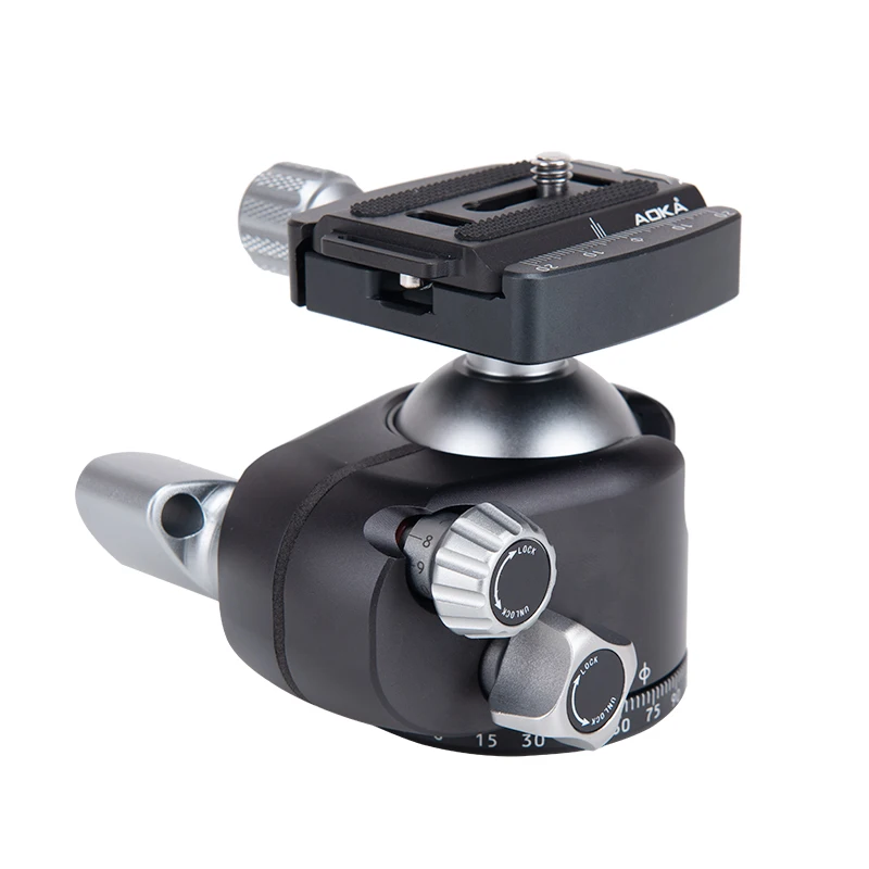 AOKA BH33 تحميل احترافي 18 كجم كاميرا بانورامية منخفضة الجاذبية ثلاثية القوائم برأس كروي
