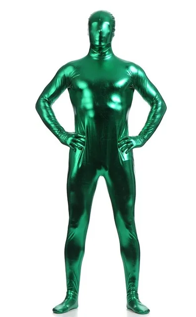 Spandex bodysuit glanzende Catsuit sexy unisex Zentai volledig pak kostuum partij wetlook unitard voor volwassenen en kinderen S-3XL
