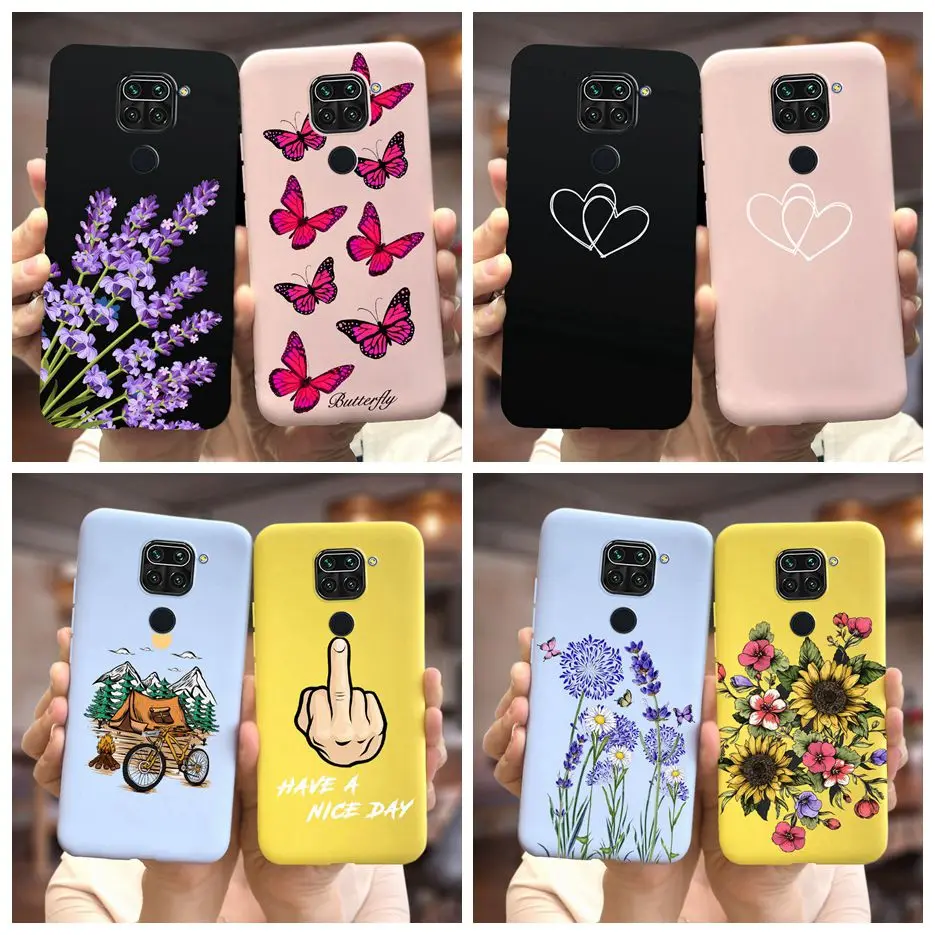 For Xiaomi Redmi Note 9 Case Cute Fashion Soft Silicone Cover Case For Xiaomi Redmi Note 9 Pro Max Note9 S 9S Cases Coque Bumper