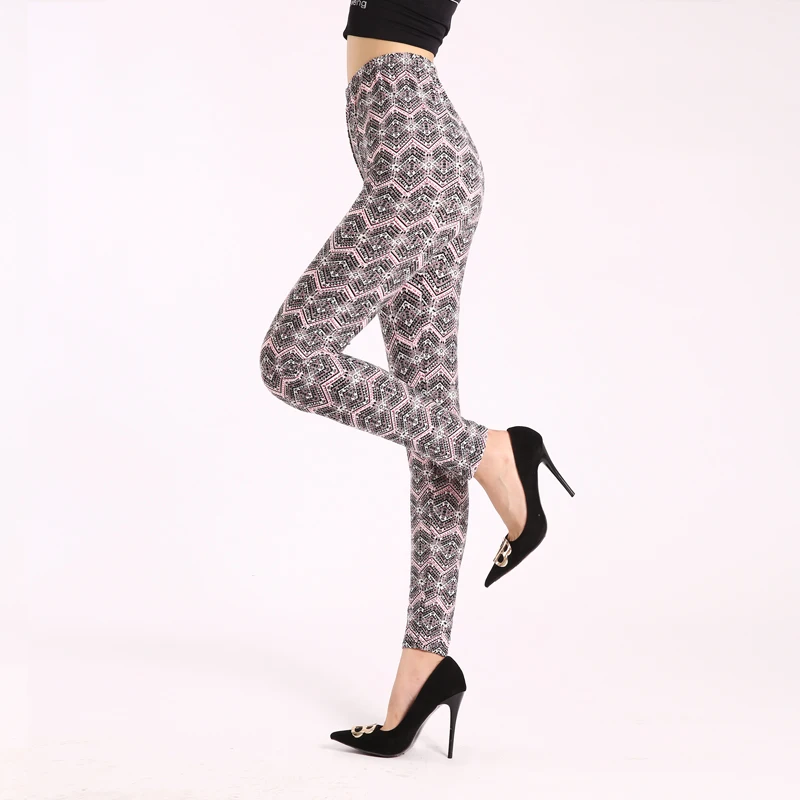 Leggings Push Up pour femmes, Slim, taille haute, en Polyester, longueur cheville, collection printemps et automne