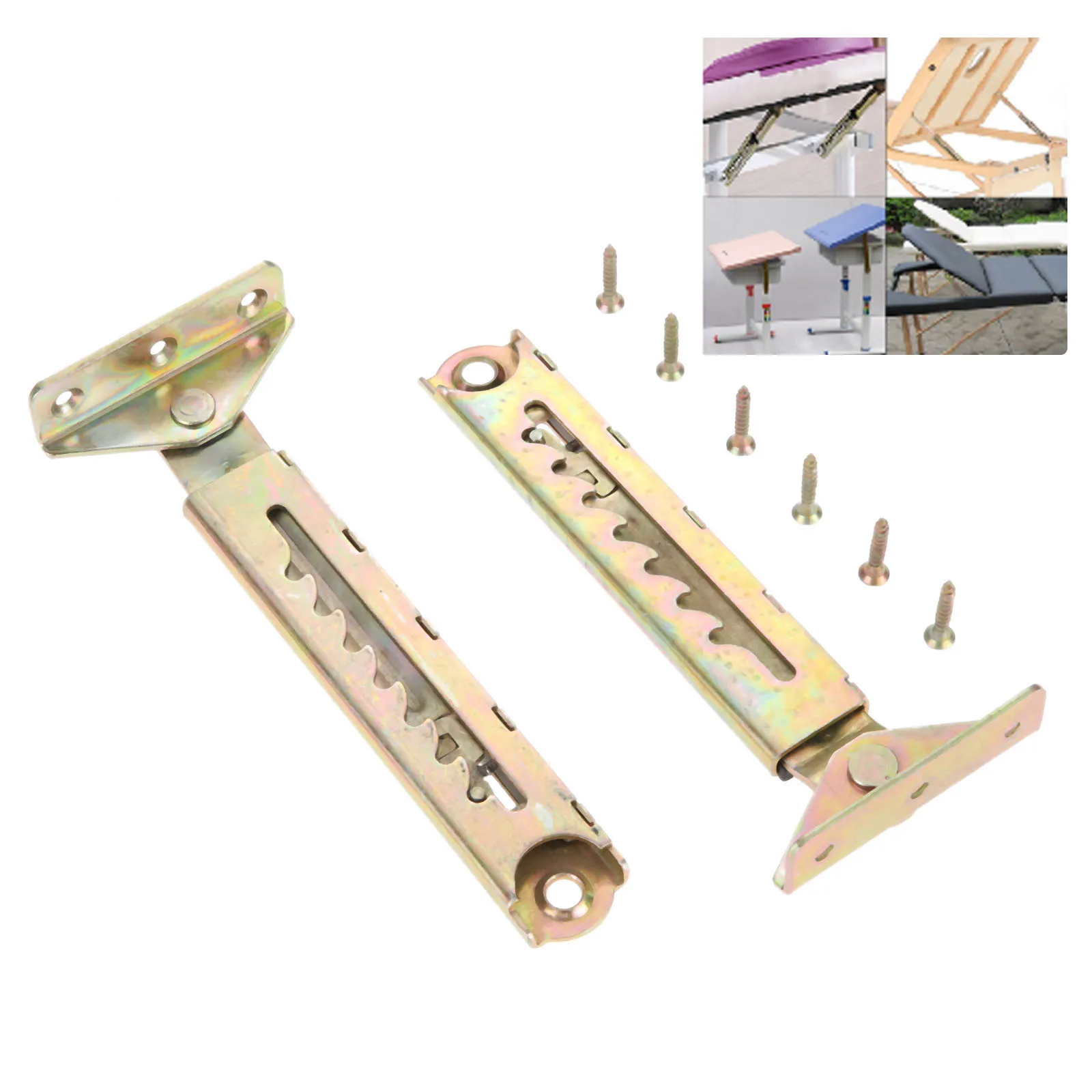 

Angle Lifting Rod Desk 7 Gear Adjusting Hinge Angle Hinge with Bracket 16cm Lifting Rod Desk Desktop Adjusting Hinge Angle Hinge