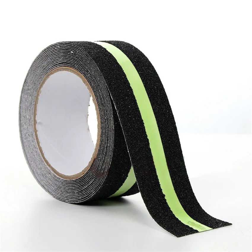 PVC Frosted Luminous Tape Anti-Slip Self Adhesives Glowing In The Dark Grip Tape Safety Warning Tape Stickers For Home Stairs