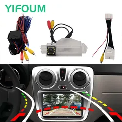 Fisheye Dynamic Trajectory HD Car Rear View Backup Camera For Renault Dacia Sandero Stepway 2007-2020 & Original Factory Screen