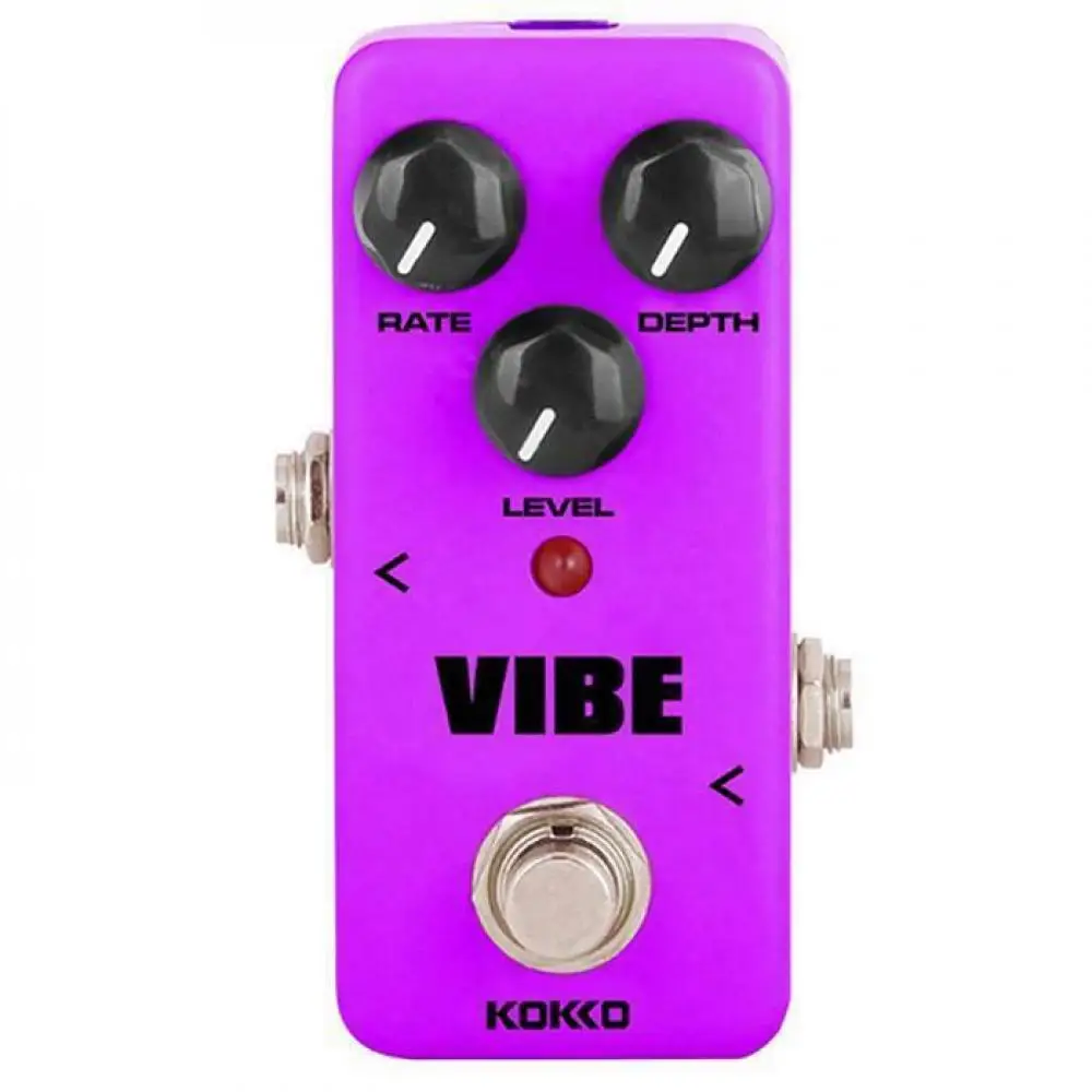 Kokko Vibe Effect Pedal Flanger Fuv2 Rotary Speaker Simulator Guitar Effect Pedal True Bypass Electric Pedal Pedalboard