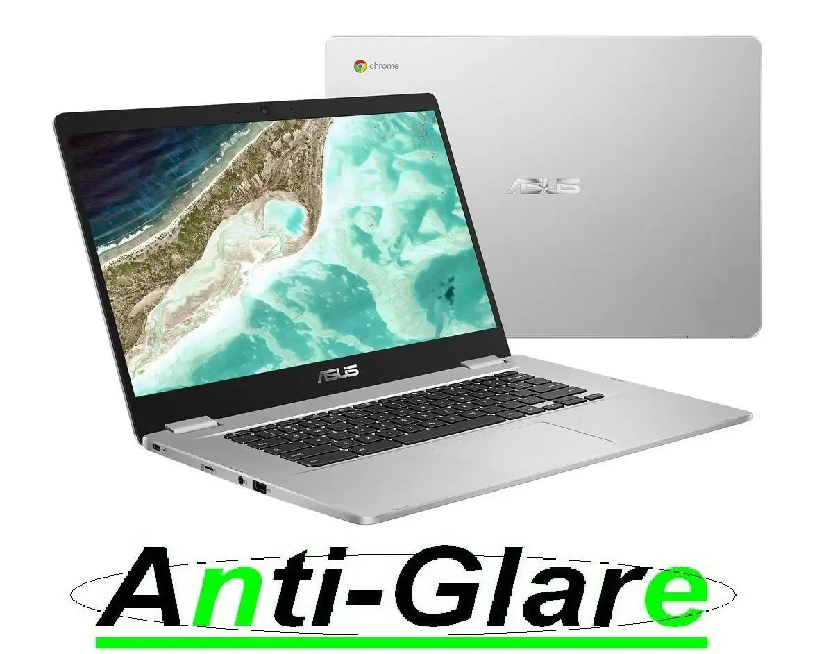 2X Ultra Clear / Anti-Glare / Anti Blue-Ray Screen Protector Guard Cover for 15.6 ASUS Chromebook C523 NanoEdge screen Laptop