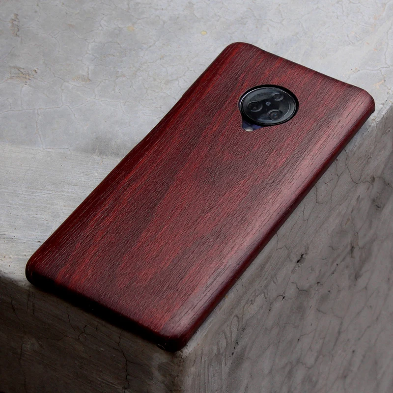 For vivo nex 3  walnut Enony Real Wood Rosewood Redwood Apricot MAHOGANY Wooden Back Hard Case Cover