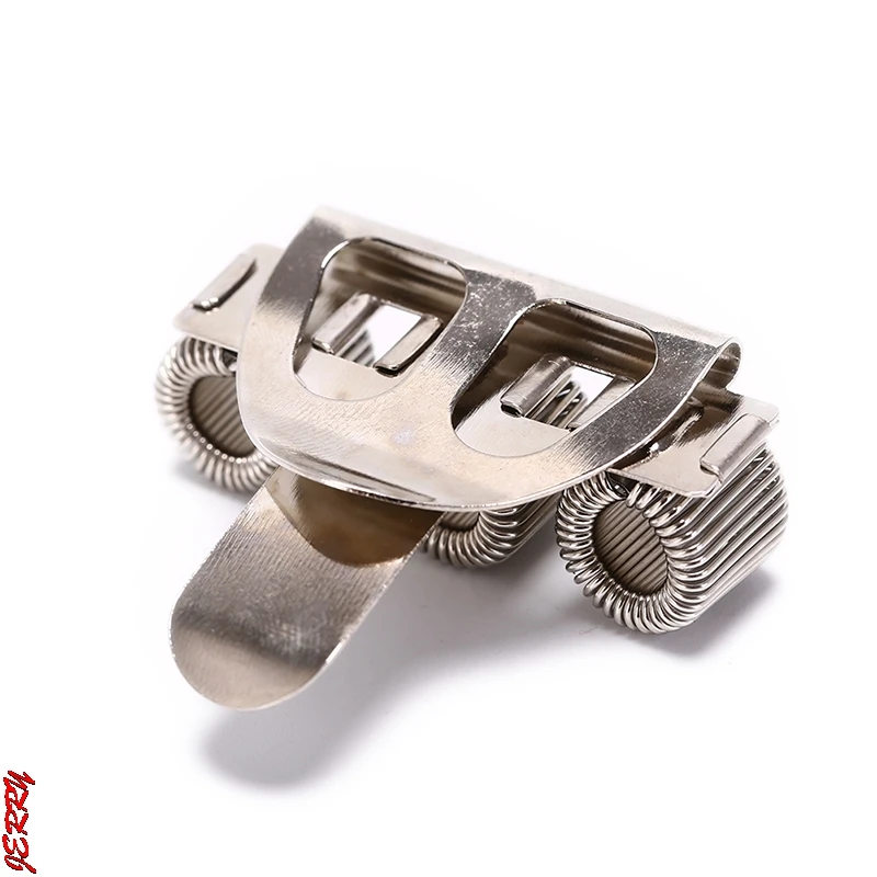 Portalápices de Metal con Triple agujero, 1 unidad, con Clip de bolsillo, soporte para uniforme de enfermera, almacenamiento de escritorio creativo