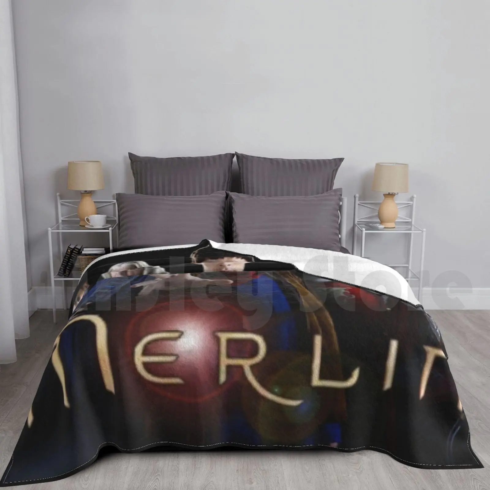 

Merlin Blanket For Sofa Bed Travel John John Hurt Bradley James Colin Morgan Merlin Magic Arthur History Tv