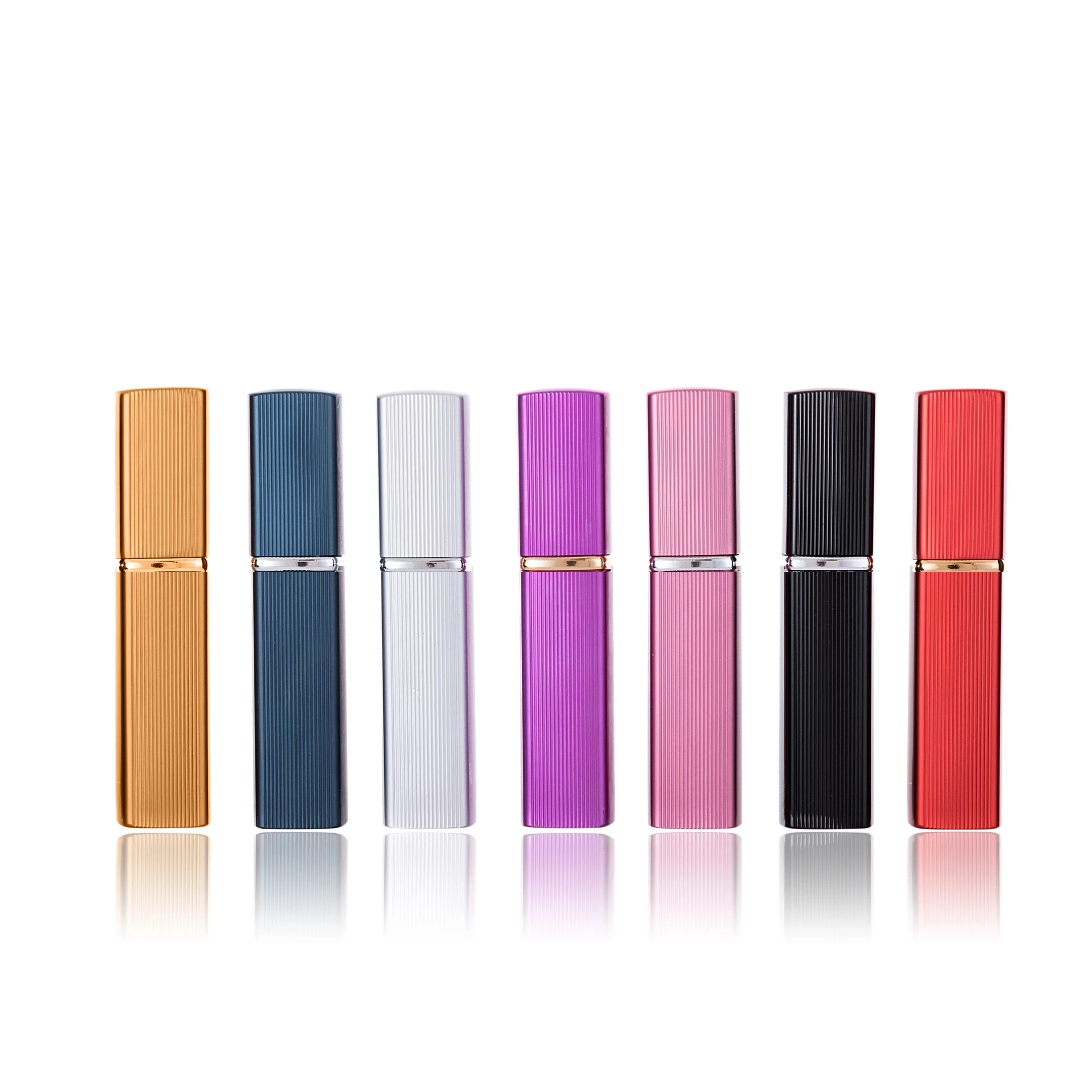 

6ml 12ml Portable Mini Perfume Glass Bottle Travel Aluminum Spray Atomizer Empty Metal Parfume Atomiser Sprayer