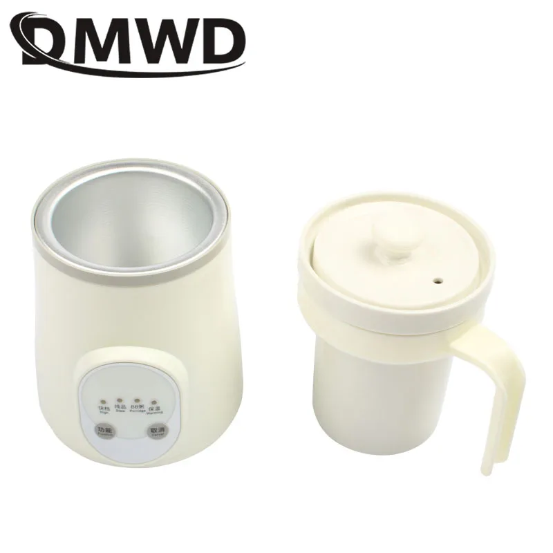 Ceramics Mini Electric Water Kettle Thermal Heating Cup Boiler Soup Health Pot Stew Porridge Noodle Slow Cooker Milk Heater 0.6L