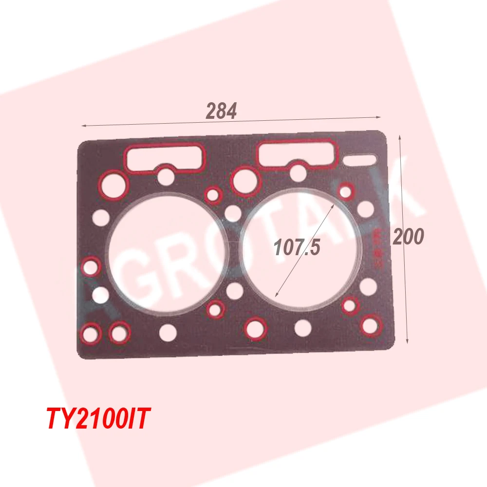 De koppakking voor Jiangdong motor TY3100IT/TY3102IT/TY395T (TY395.2-6), deel nummer: