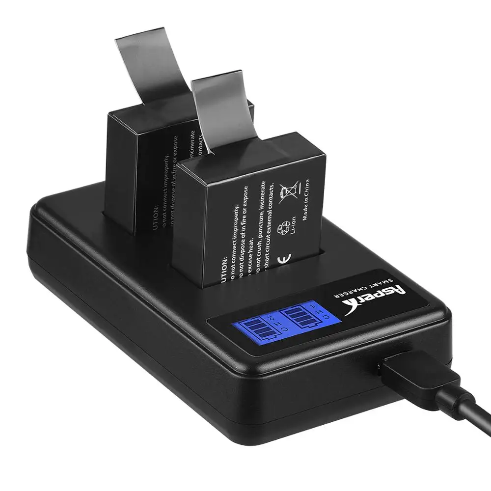 SJ4000 Battery + Dual Charger for Crosstour SJCAM SJ4000WIFI SJ5000 SJ6000 Sj5000 WIFI M10 SJ7000 SJ8000 SJ9000 EKEN H8 H8R H9R