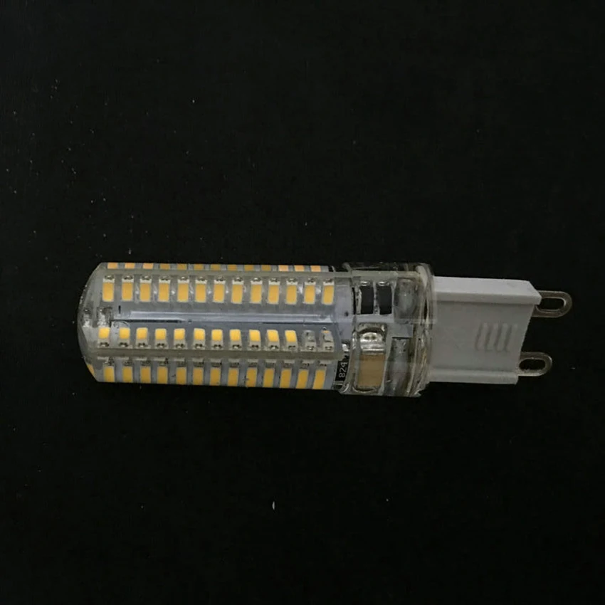 Lampadine a LED G9 220V 7W 104 Perline Lampada a LED Lampada a mais in silicone a luce calda / bianca Evidenziazione luminosa per la illuminazione domestica