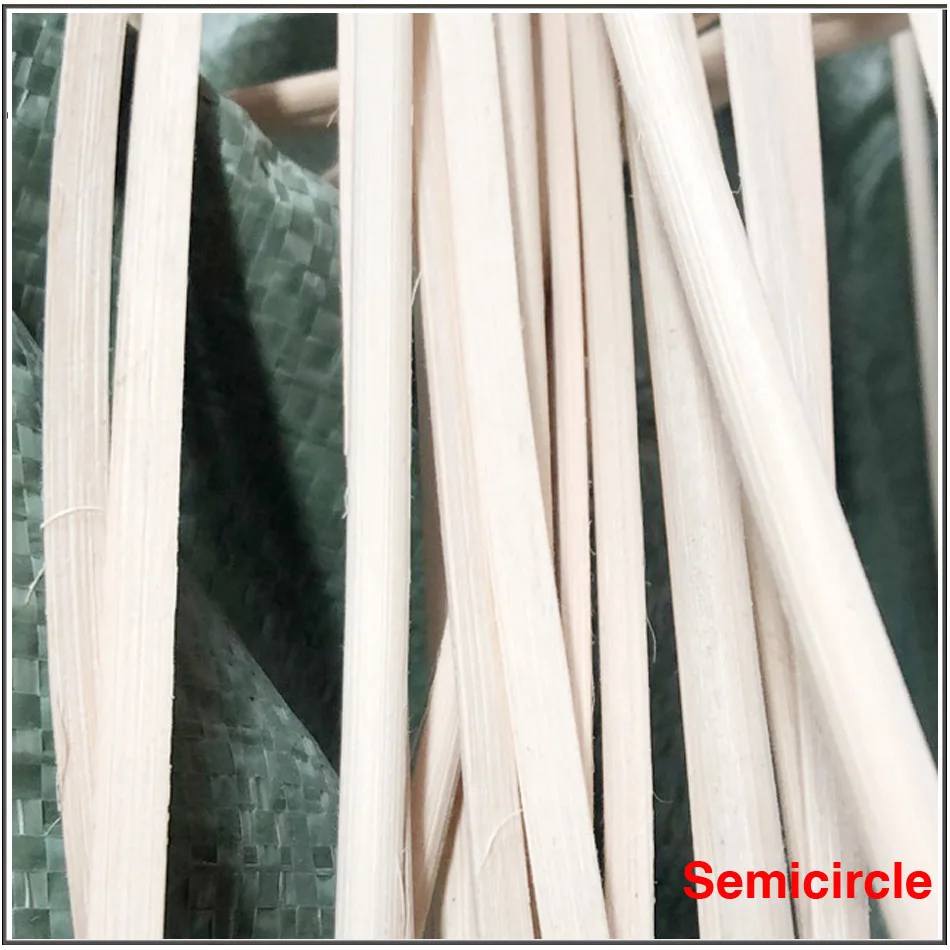 Round Semicircle Natural Rattan Core  Plant Vine  Chair Furniture Material, Indonesia, 2m  3mm 4mm 5mm 6mm 8mm 10mm 12mm