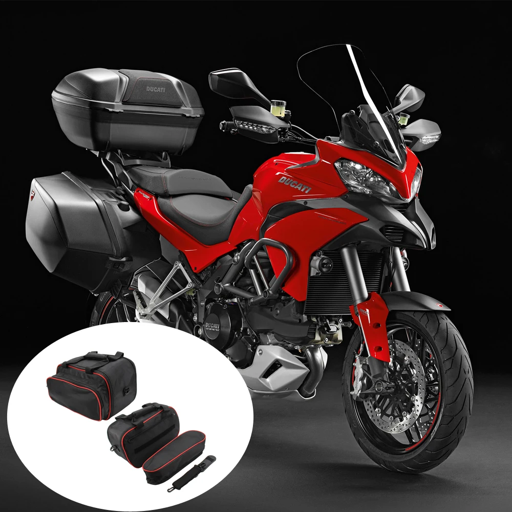 Motorcycle storage bag luggage bag side box bag inner bag bushing For Ducati Multistrada 1200 from 2015 1260/950 from 2017