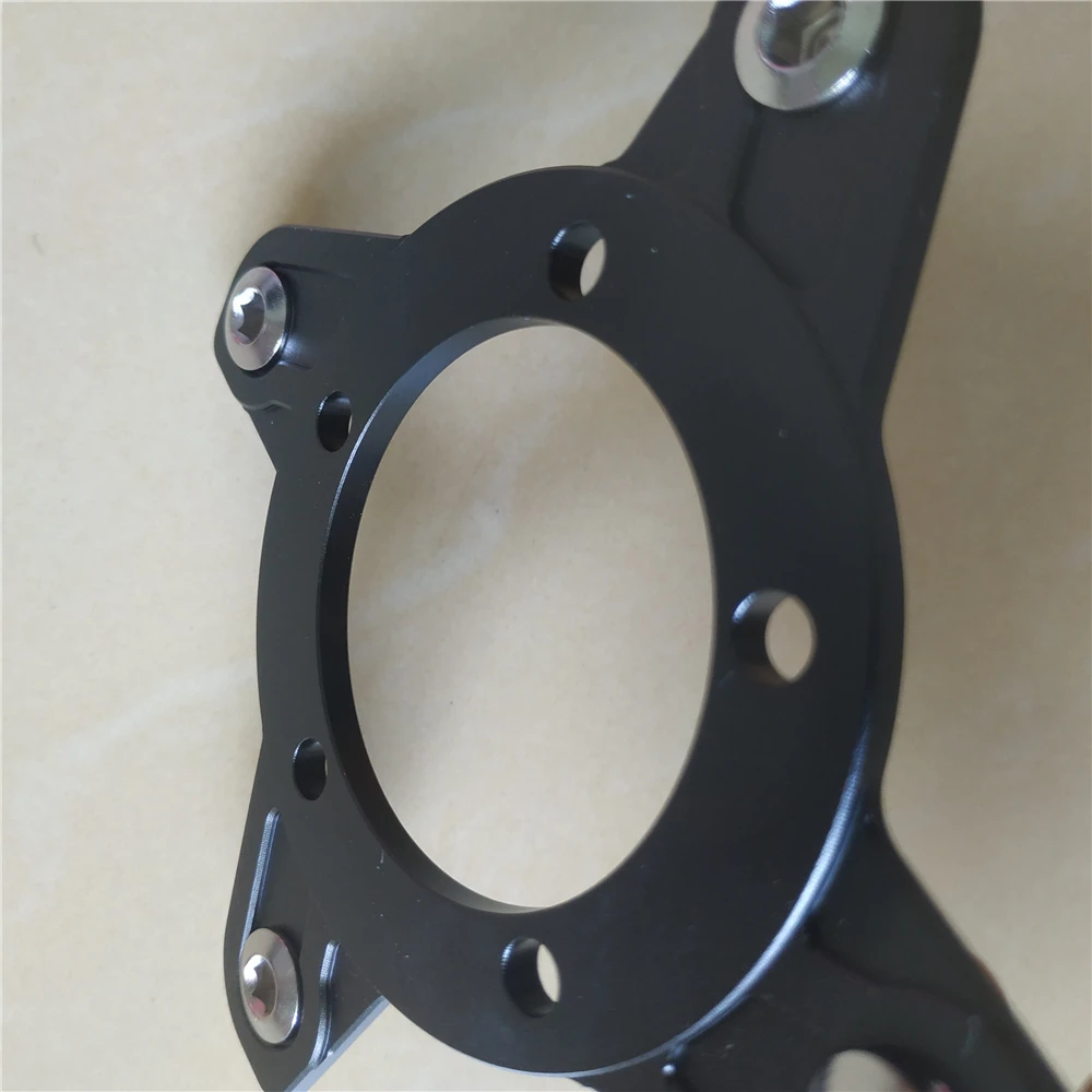 E-Bike Chainring Spider Adapter 104BCD Disc Chain Ring Holder Stand for Bafang Electric Motor Bike G340 BBS01 BBS02