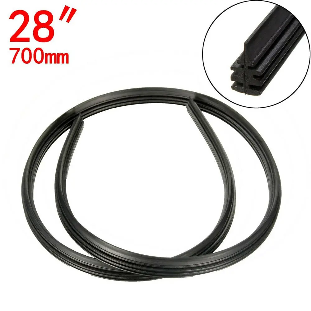 1x 710mm Car Auto Vehicle Soft Silicone Refills For Window Wiper Blades Auto 28 inch Wiper Insert Rubber Refills Car Accessories