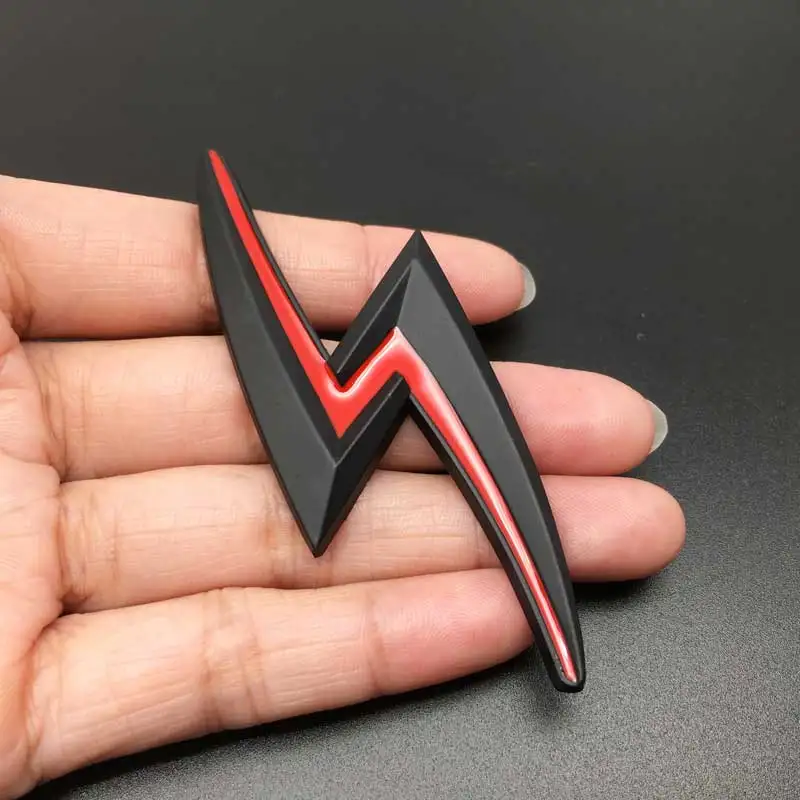 Metal 3D S Lightning logo Emblem Badge Decal For Nissan Silvia S15 S14 S13 S12 S110 S10 200SX Spec-R Car Trunk Car Accessories