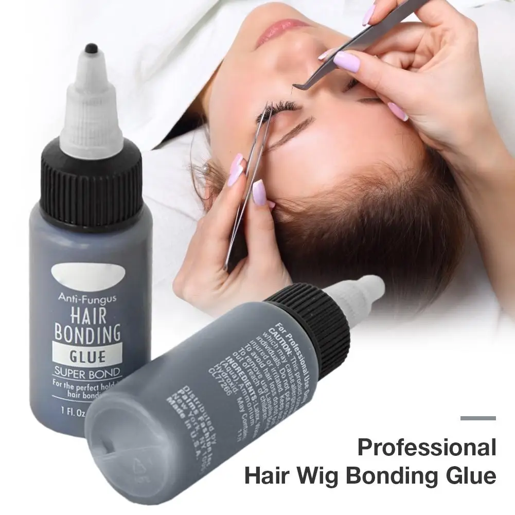 1 Bottle Hair Tools Hair Bonding Glue Super Bonding Liquid Glue For Weaving Weft Wig Hair Extensions Professional Salon Liberal