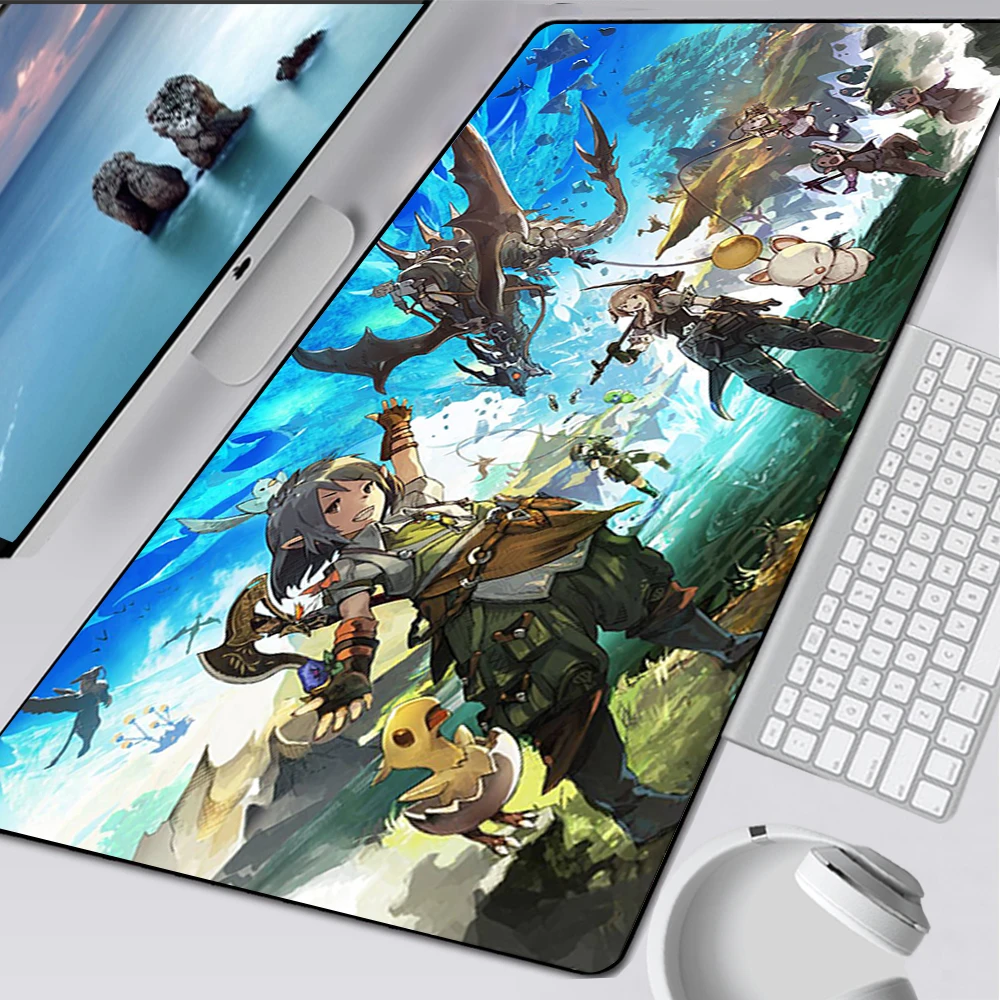 Lớn Chơi Game Miếng Lót Chuột Máy Tính Mousepad Game Thủ Chuột Thảm Laptop Mausepad Final Fantasy XIV Online Thảm Bàn Phím Thảm Để Bàn