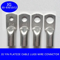 50MM ² Jg50-6-8-10-12 copper nose tinned copper lug connector copper terminal