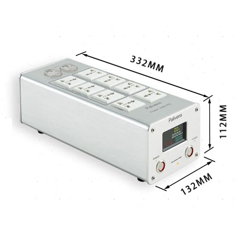 Imagem -03 - Áudio Ruído ac Filtro de Energia Purificador Proteção contra Raios Extensão Emi Soquete Universal 3000w 15a P20. Novo Profissional de