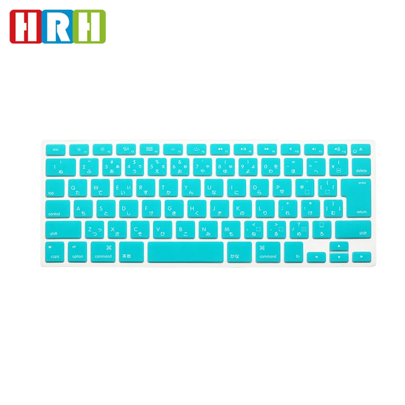 HRH Japanese 100pcs Silicone Keyboard Cover Skin Protector Film for MacBook Pro 13 15 17 Air Retina 13.3 Japan Keyboard