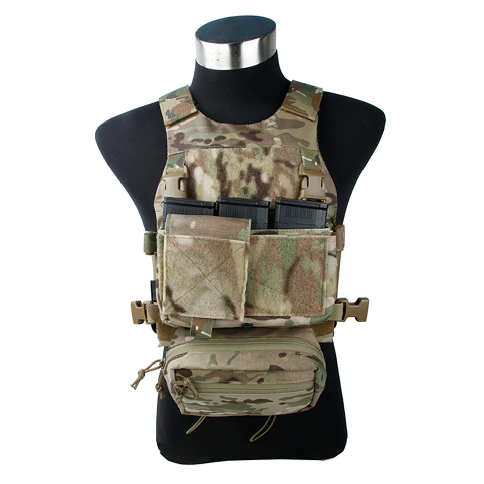 TMC Lightweight Tactical Vest  Full Set SS Chest Hanging Multicam Fabric TMC3171