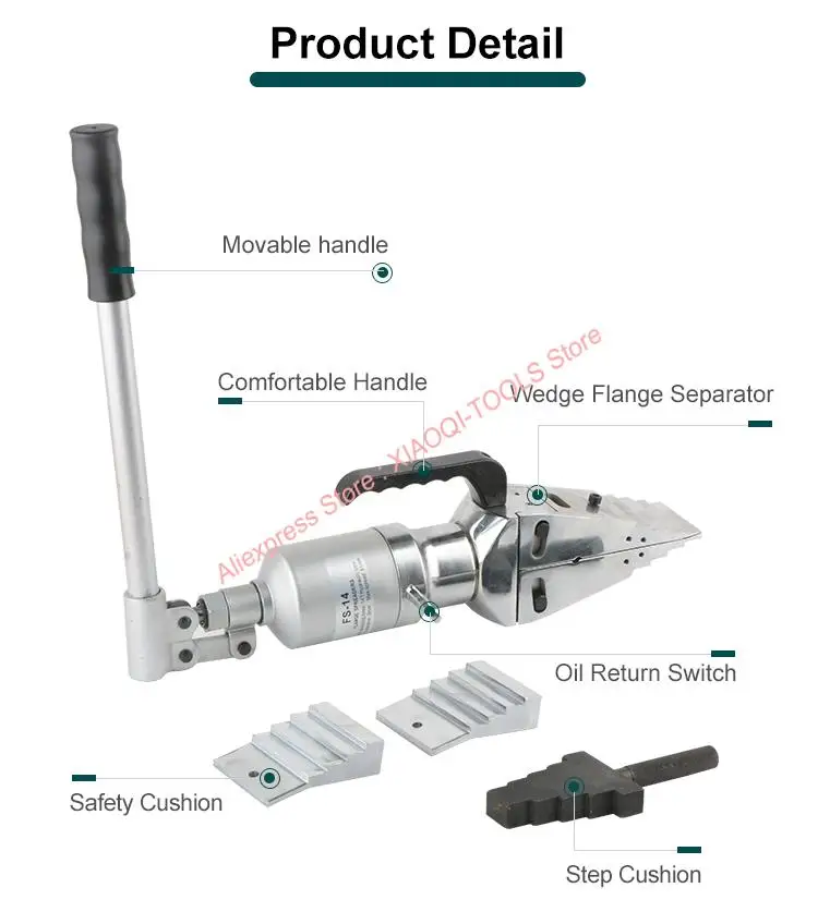 

FS-14 разветвитель фланцев, 6 мм, гидравлический разветвитель фланцев, портативный разветвитель клинов, инструмент 14T